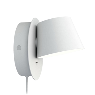 Scope LED væglampe i hvid fra Design by Grönlund.