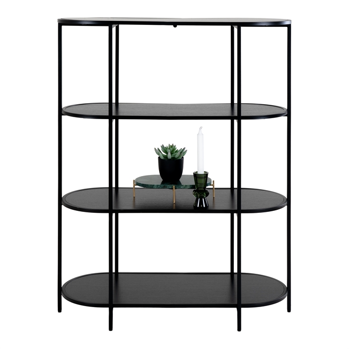 Elegant og flot reol i sort fra House nordic.