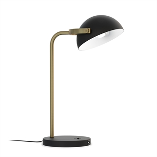 Pivo bordlampe i sort/messing fra Design by Grönlund