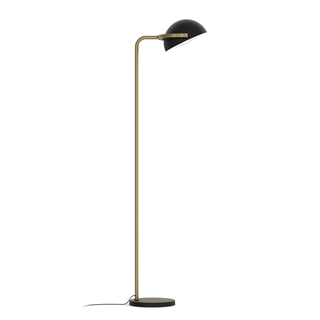 Pivo gulvlampe i sort/messing fra Design by Grönlund