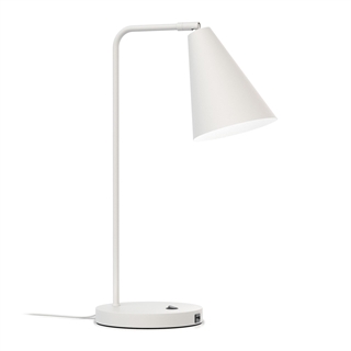 Miljøbillede med Vigo USB bordlampe i hvid fra Design by Grönlund