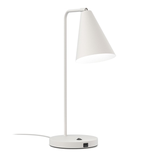 Miljøbillede med Vigo USB bordlampe i hvid fra Design by Grönlund