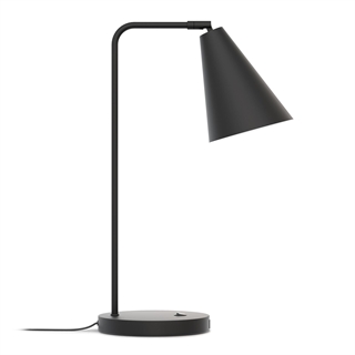 Vigo USB bordlampe i sort fra Design by Grönlund.