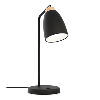 Houston bordlampe i sort/eg fra Design by Grönlund