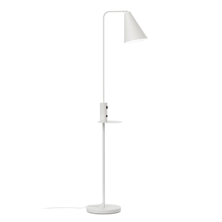 Miljøbillede med Vigo USB gulvlampe i hvid fra Design by Grönlund.