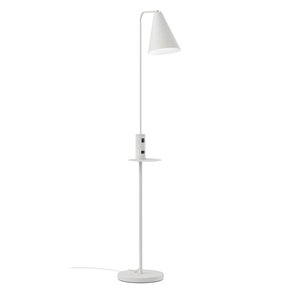 Miljøbillede med Vigo USB gulvlampe i hvid fra Design by Grönlund.