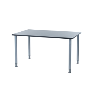 Oporto Futura kantinebord 80x130 fra FTI i antracit/aluminium.