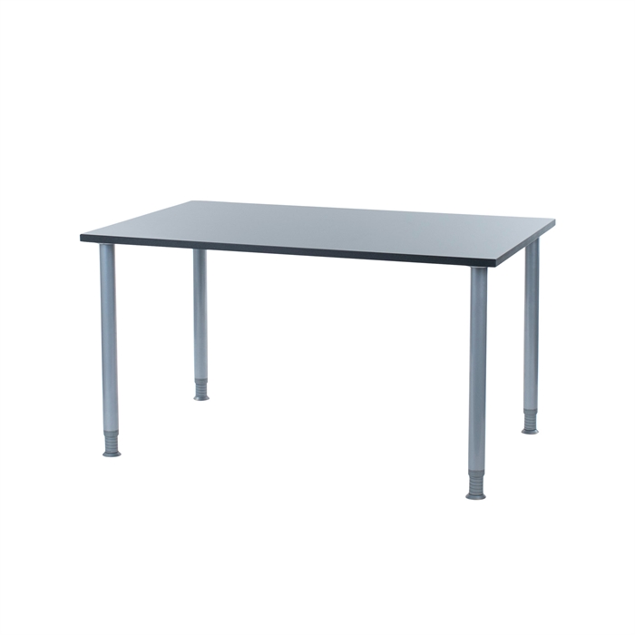 Oporto Futura kantinebord 80x130 fra FTI i antracit/aluminium.