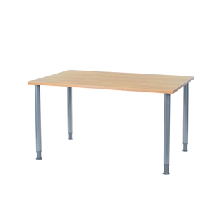 Oporto Futura kantinebord 80x130 fra FTI i bøg/aluminium.