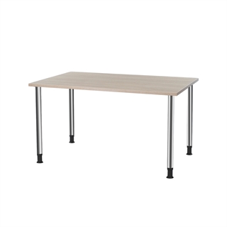 Oporto Futura kantinebord 80x130 fra FTI i eg/krom.