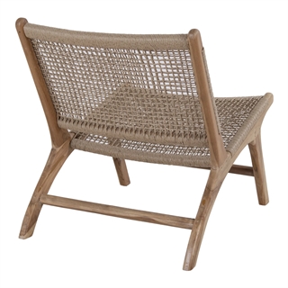 Derby lænestol i teak/polyrattan fra House nordic.
