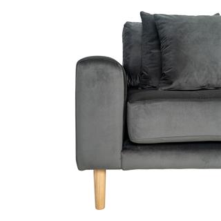 Nærbillede af sofaens side