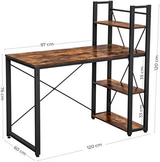 Illustration af møblets dimensioner