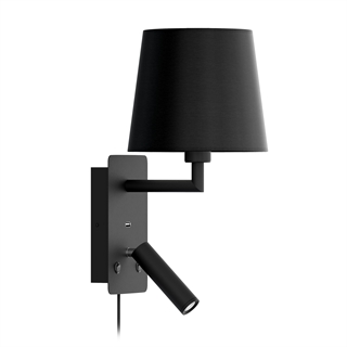 Denver USB LED væglampe i sort fra Design by Grönlund