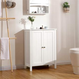 Miljøbillede af Vasagle badeværelsesskab i hvid
