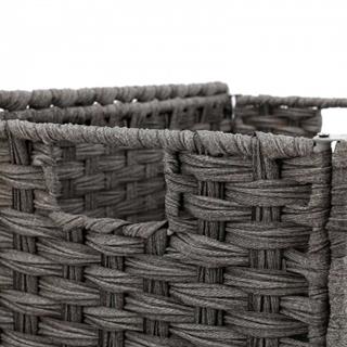 Produktbillede af håndtag på Vasagle vasketøjskurv i grå.