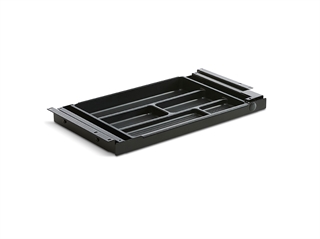Slimtray pennebakkeskuffe - her vist i hvid.