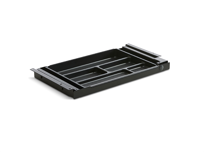Slimtray pennebakkeskuffe - her vist i hvid.
