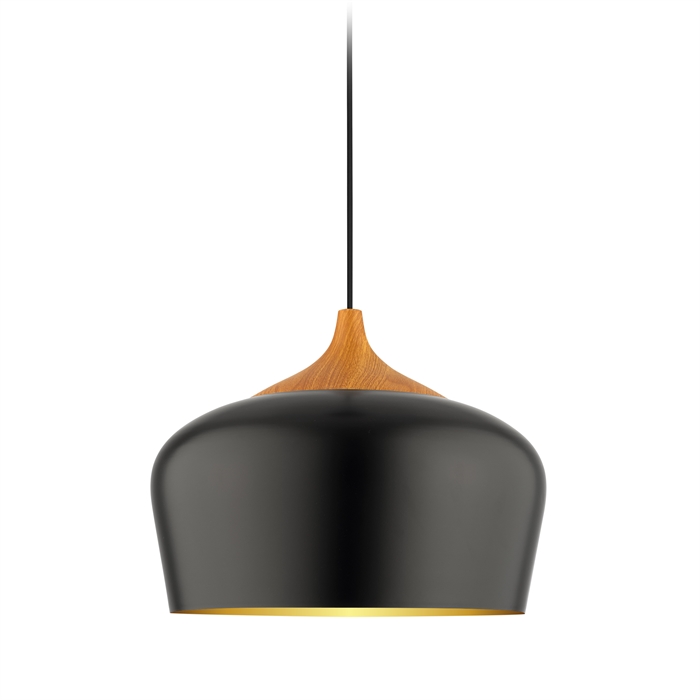 Grenada loftslampe i sort/guld fra Design by Grönlund