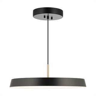 Kimber Ø50 LED loftslampe i sort fra Design by Grönlund