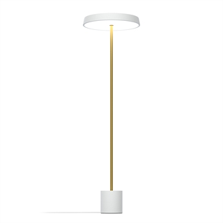 Kimber gulvlampe i hvid fra Design by Grönlund