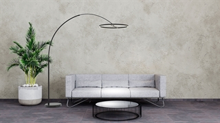 Miljøbillede med Lounge gulvlampe fra Design by Grönlund