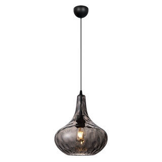Meukow loftslampe i sort/røgfarvet fra Design by Grönlund