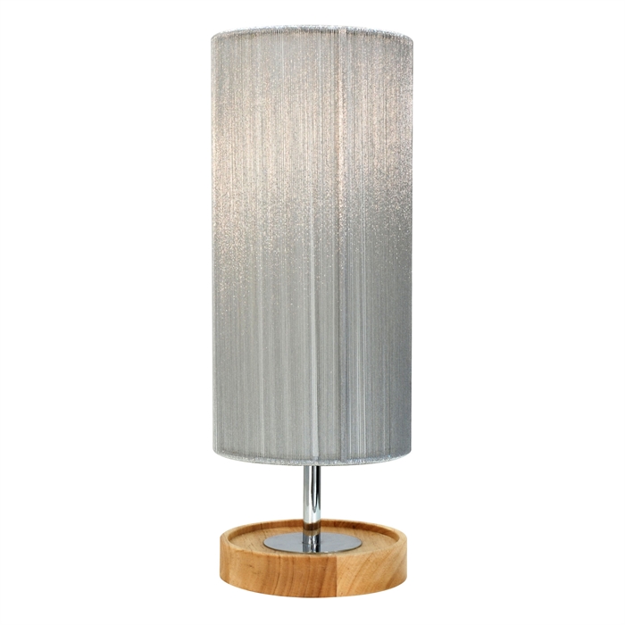 Toledo sølvfarvet bordlampe fra Design by Grönlund