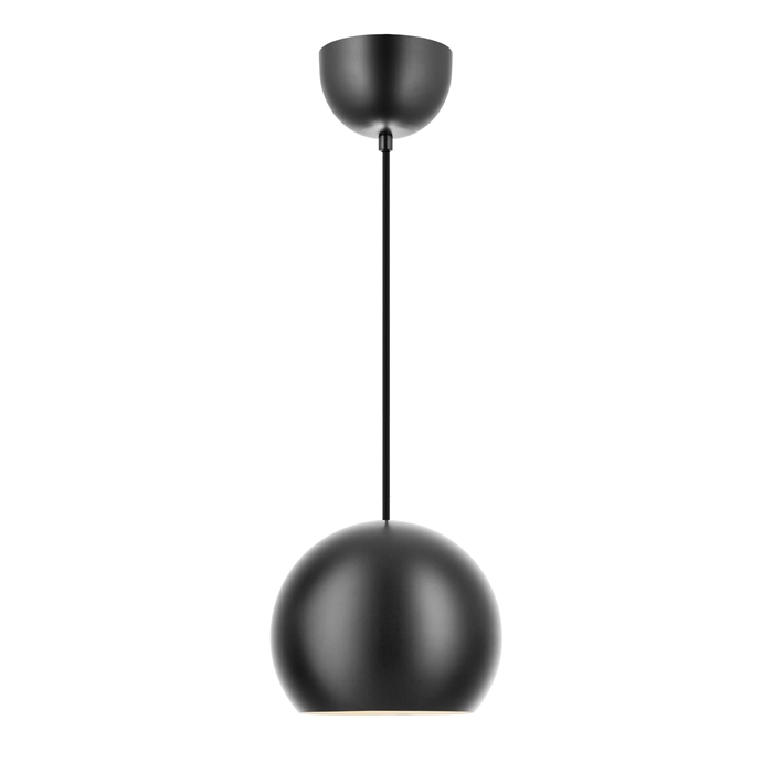 Round loftslampe i sort fra Design by Grönlund