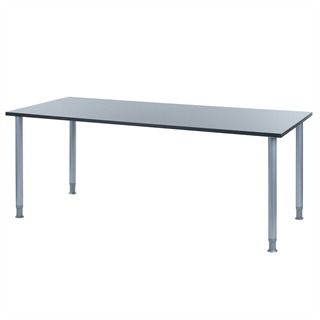 Oporto Futura kantinebord 80x180 fra FTI i antracit/aluminium.