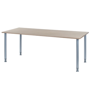 Oporto Futura kantinebord 80x180 fra FTI i eg/aluminium.