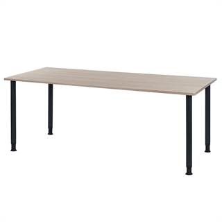 Oporto Futura kantinebord 80x180 fra FTI i eg/sort.