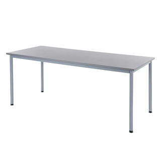 Oporto Base 80x180 kantinebord fra FTI i antracit.