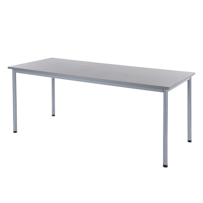 Oporto Base 80x180 kantinebord fra FTI i antracit.