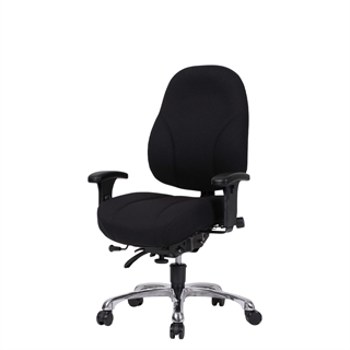 G6 XL kontorstol i sort fra FTI.