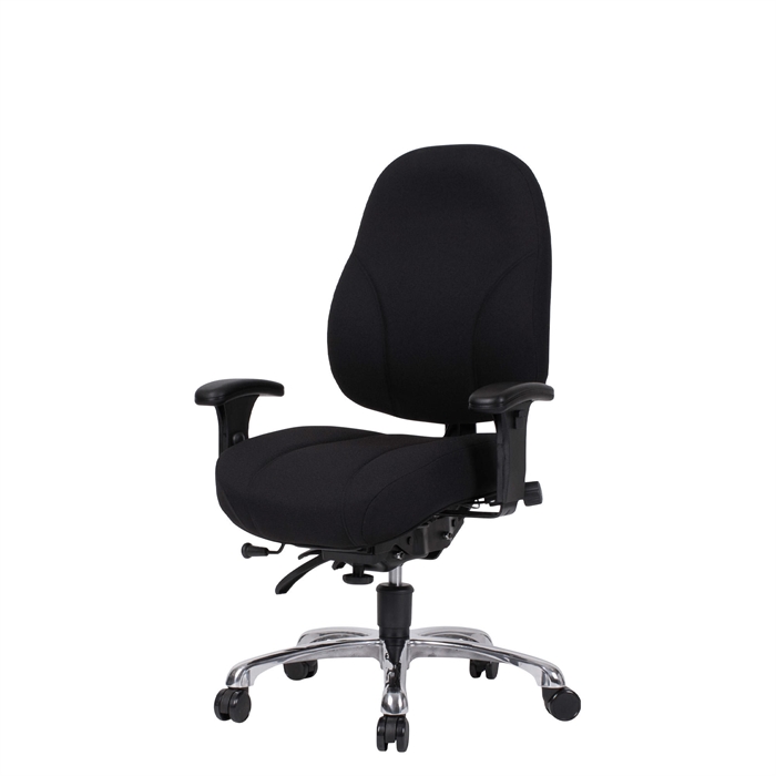 G6 XL kontorstol i sort fra FTI.