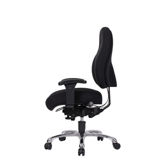 G6 XL kontorstol i sort fra FTI.