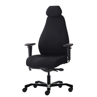 Duro XL kontorstol fra FTI i sort.