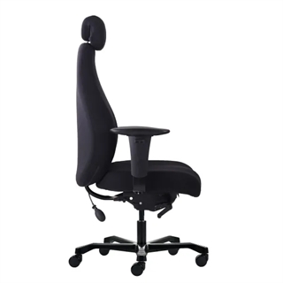 Duro XL kontorstol fra FTI i sort.