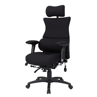 SD3 ergonomisk kontorstol i sort fra FTI.