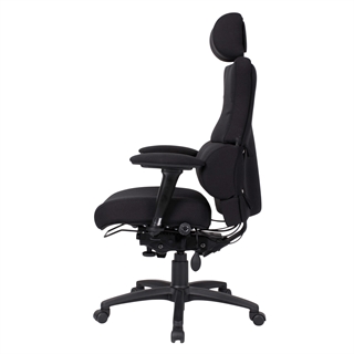 SD3 ergonomisk kontorstol i sort fra FTI.