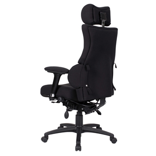 SD3 ergonomisk kontorstol i sort fra FTI.