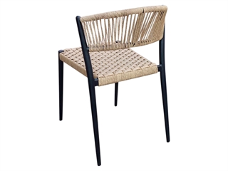 Astrid spisebordsstol i beige/sort fra House of Sander.