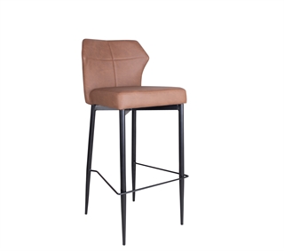 Runa  barstol i cognac/sort fra House of Sander.