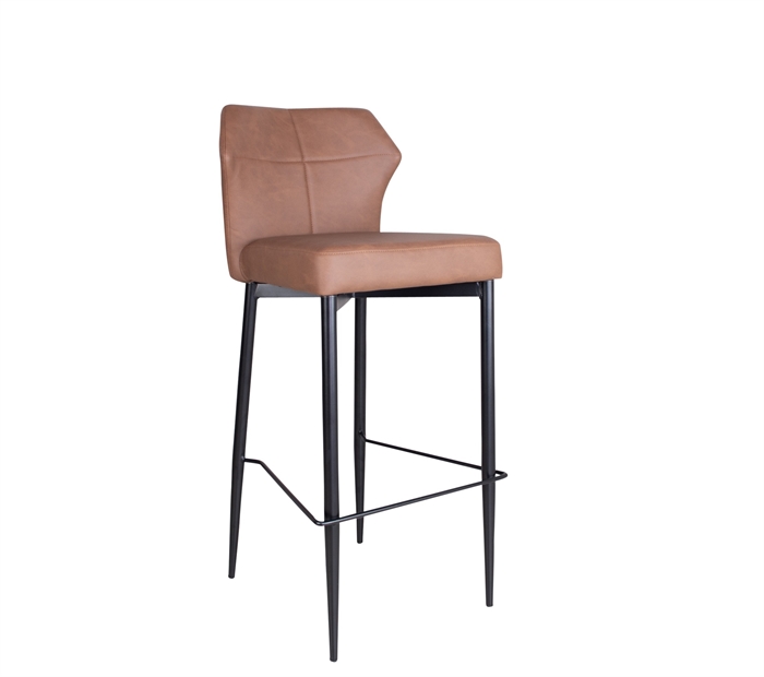 Runa  barstol i cognac/sort fra House of Sander.