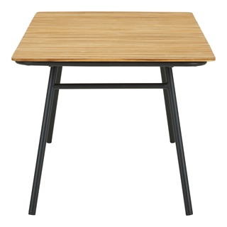 Cleveland have- eller spisebord i teak/sort fra House Nordic.