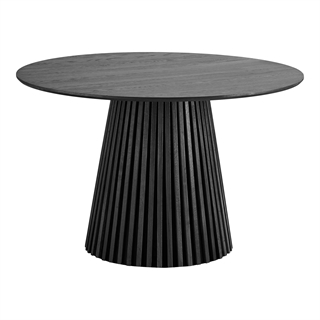 Osaka rundt Ø120 cm spisebord i sort egefiner fra House Nordic.