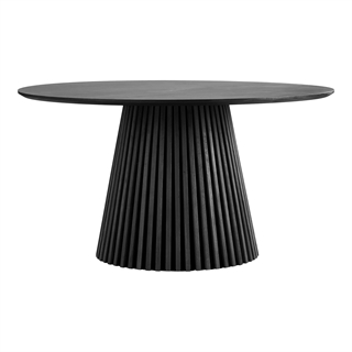 Osaka rundt Ø140 cm spisebord i sort egefiner fra House Nordic.