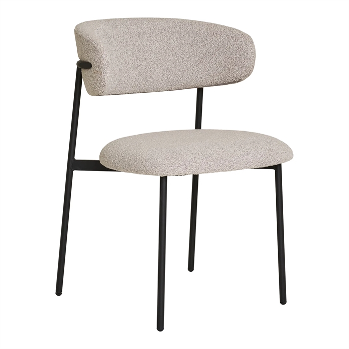 Mira spisebordsstol i sandgrå/sort fra House Nordic.