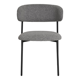 Mira spisebordsstol i lysegrå/sort fra House Nordic.